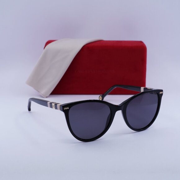 Carolina Herrera HER 0107/S 0KDX IR Cat Eye Sunglasses - Black/Nude/Grey main image 5
